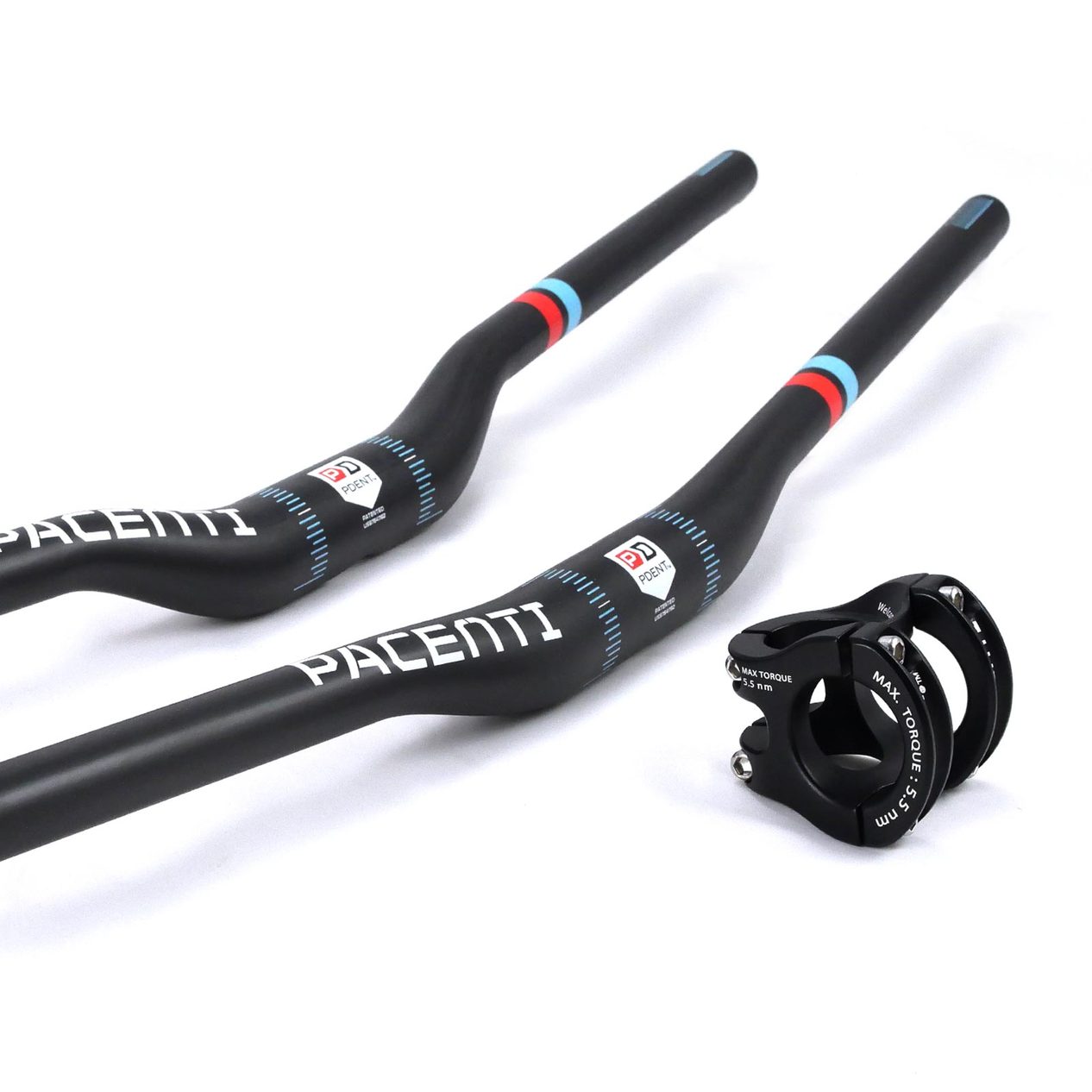 P-Dent Carbon Handlebar and Stem Set