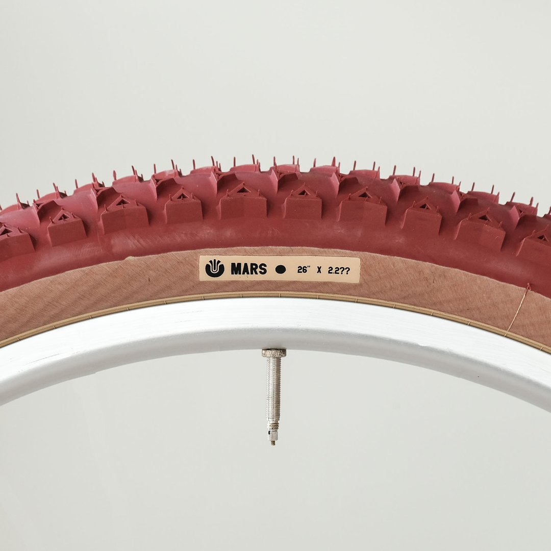 Mars Race Tyres, 26" x 2.2??, Red Skinwall