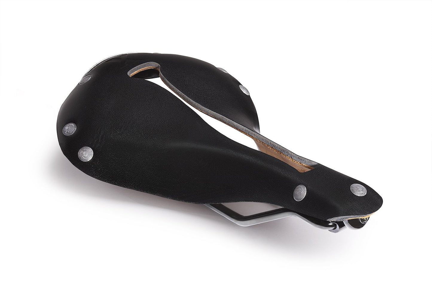 X1 Touring Saddle, Black Leather, Gun Metal Rivets