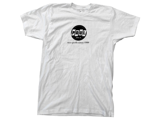 Paul Logo T-shirt, Medium, White